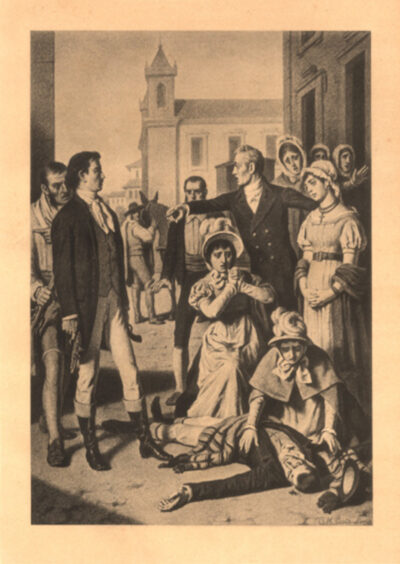 Amor de perdição - 10. Tadeu de Albuquerque decide encerrar a filha num convento.