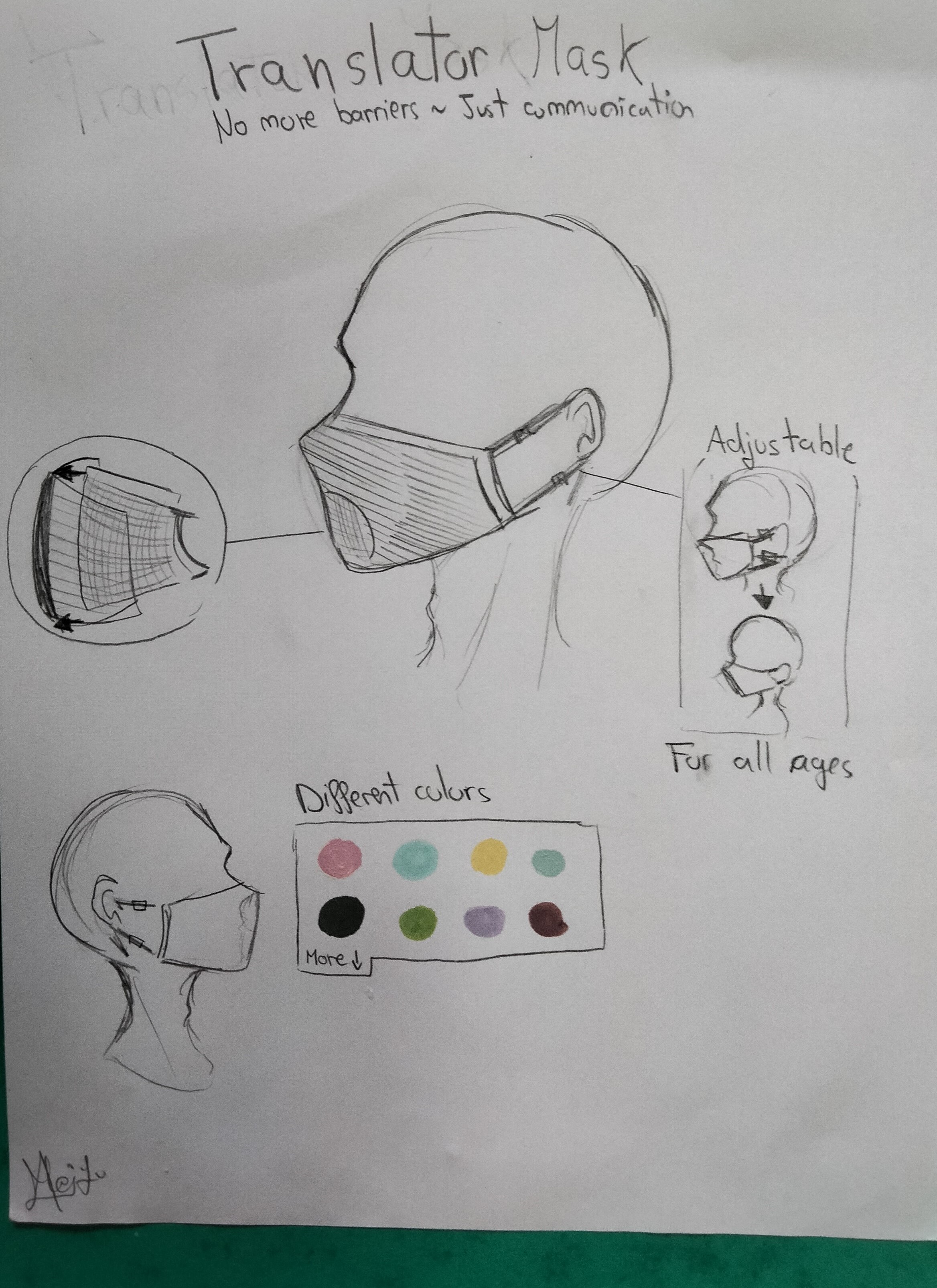 Translating masks and other B2.1-branded ads