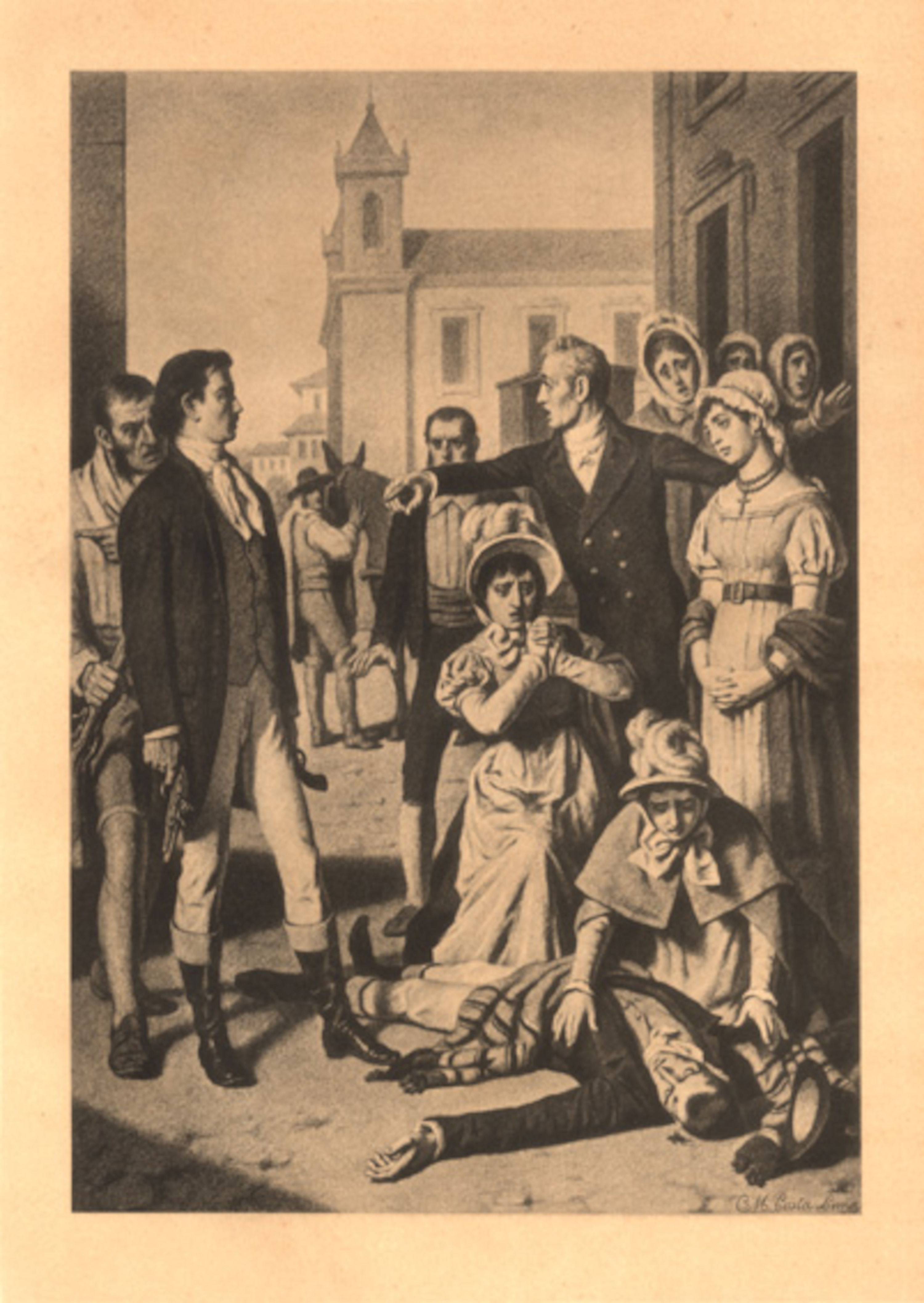 Amor de perdição - 10. Tadeu de Albuquerque decide encerrar a filha num convento.